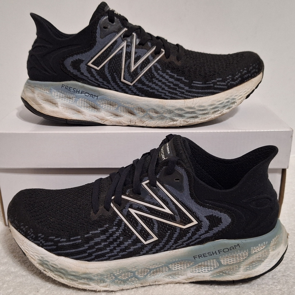 New Balance Fresh Foam X 1080v11 Black Running Shoes W1080B11 Women's Size 8.5 B